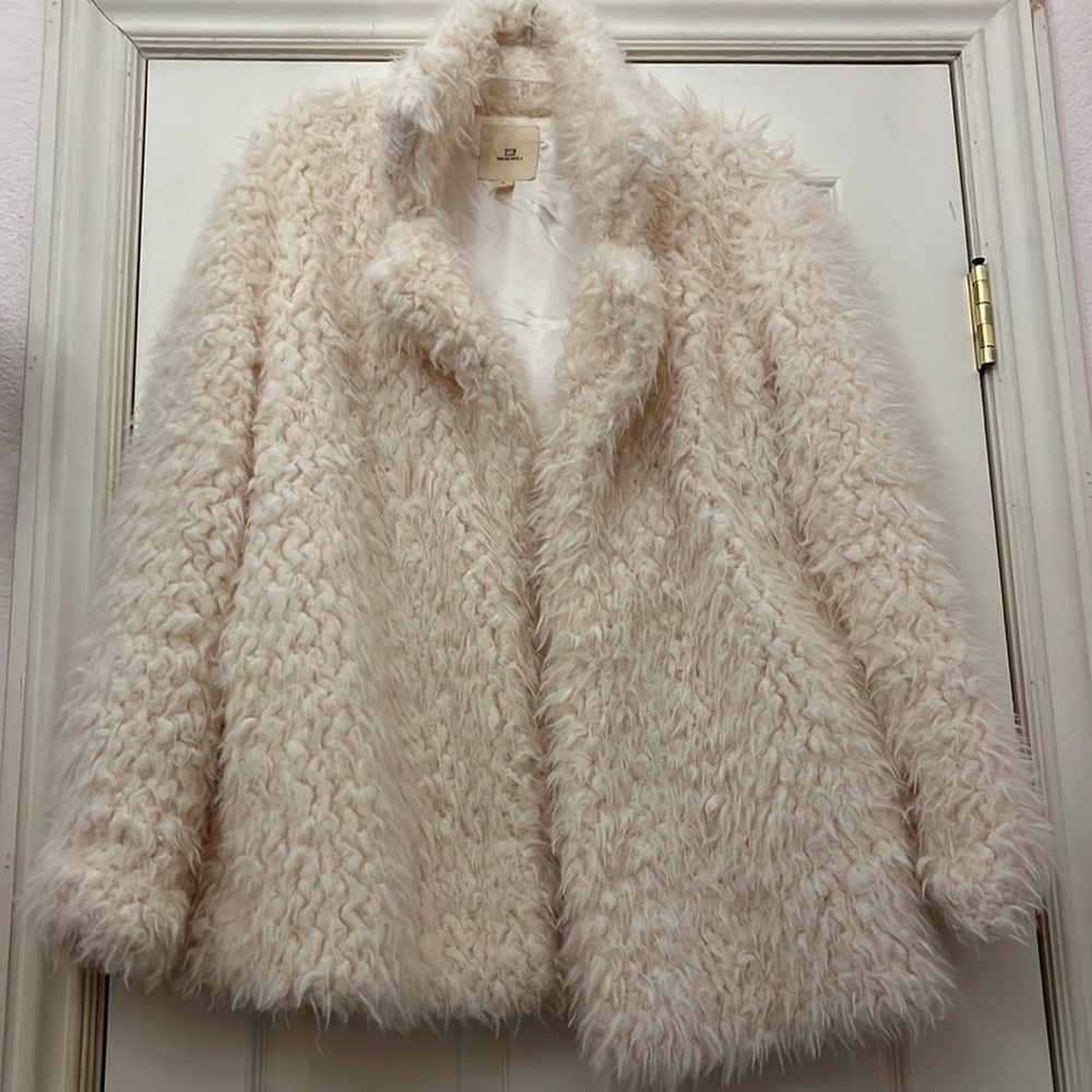 Fuzzy White Jacket
